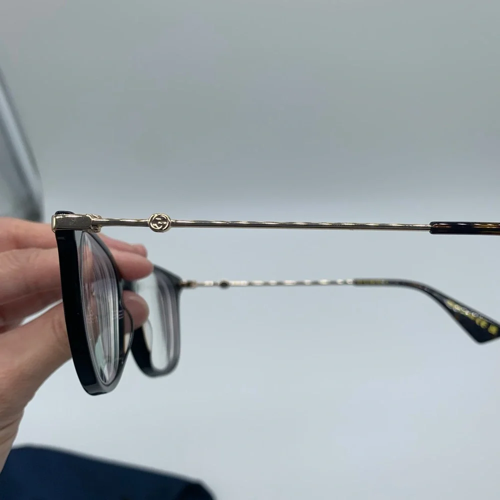 Gucci Black Square Eyeglasses Frame Women